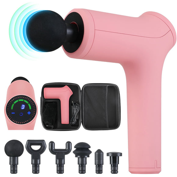 LCD Massage Gun Electric Massager Muscle Tissue 6 Heads Percussion Therapy AU
