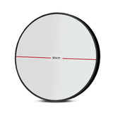 Embellir 90CM Wall Mirror Bathroom Makeup Mirror Round Frameless Polished