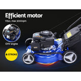 Lawn Mower 19" 175cc Petrol Powered Push Lawnmower 4 Stroke 4-IN-1