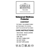 Giselle Bedding King Size Waterproof Bamboo Mattress Protector