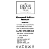 Giselle Bedding Giselle Bedding Bamboo Mattress Protector Double