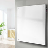 Devanti 450W Metal Wall Mount Panel Heater Infrared Slimline Portable Caravan White