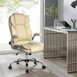 Artiss PU Leather Executive Office Desk Chair - Beige