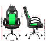 Artiss Gaming Chair Computer Office Chairs Green & Black