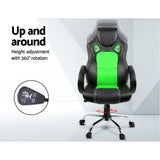 Artiss Gaming Chair Computer Office Chairs Green & Black