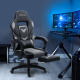 Artiss Office Chair Computer Desk Gaming Chair Study Home Work Recliner Black Grey