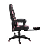 Artiss Office Chair Computer Desk Gaming Chair Study Home Work Recliner Black Pink