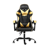 Artiss Office Chair Gaming Chair Computer Chairs Recliner PU Leather Seat Armrest Black Golden