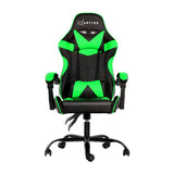 Artiss Office Chair Gaming Chair Computer Chairs Recliner PU Leather Seat Armrest Black Green