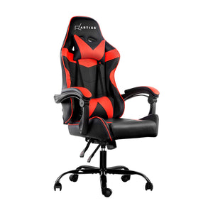 Artiss Gaming Office Chairs Computer Seating Racing Recliner Racer Black Red