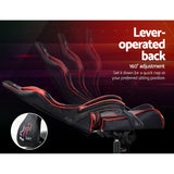 Artiss Gaming Office Chairs Computer Seating Racing Recliner Racer Black Red