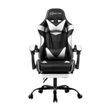 Artiss Gaming Office Chairs Computer Seating Racing Recliner Footrest Black White