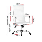 Artiss Gaming Office Chair Computer Desk Chairs Home Work Study White High Back