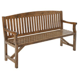 Gardeon Wooden Garden Bench Chair Natural Outdoor Furniture Décor Patio Deck 3 Seater