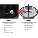 Gardeon Outdoor Furniture Wicker Chairs Bar Table Cooler Ice Bistro Set Bucket Patio Coffee