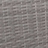 Gardeon Outdoor Patio Furniture Recliner Chairs Table Setting Wicker Lounge 5pc Grey