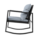 Gardeon Outdoor Chair Rocking Set - Black