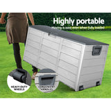 Gardeon 290L Outdoor Storage Box - Grey