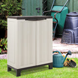 Gardeon Outdoor Storage Cabinet Lockable Cupboard Garage 92cm