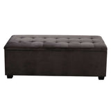 Artiss Storage Ottoman Blanket Box Foot Stool Velvet Chest Toy Large Rest Couch