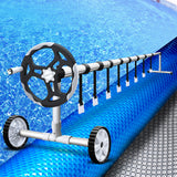 Aquabuddy Solar Swimming Pool Cover Blanket Roller Wheel Adjustable 10 X 4.7M