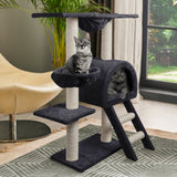 i.Pet Cat Tree 100cm Trees Scratching Post Scratcher Tower Condo House Furniture Wood Feline