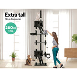 i.Pet Cat Tree 260cm Trees Scratching Post Scratcher Tower Condo House Furniture Wood