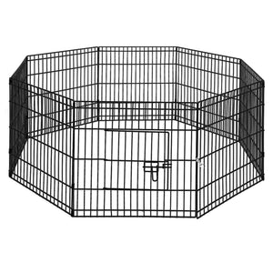 i.Pet 2X24" 8 Panel Pet Dog Playpen Puppy Exercise Cage Enclosure Fence Play Pen