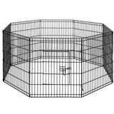 i.Pet 2X30" 8 Panel Pet Dog Playpen Puppy Exercise Cage Enclosure Fence Play Pen