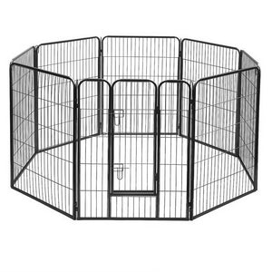 i.Pet 8 Panel Pet Dog Playpen Puppy Exercise Cage Enclosure Fence Play Pen 80x100cm