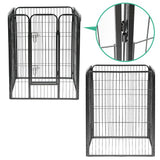 i.Pet 8 Panel Pet Dog Playpen Puppy Exercise Cage Enclosure Fence Play Pen 80x100cm