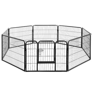 i.Pet 8 Panel Pet Dog Playpen Puppy Exercise Cage Enclosure Fence Play Pen 80x60cm