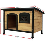 i.Pet Large Wooden Pet Kennel