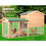 i.Pet 138cm Wide Wooden Pet Coop