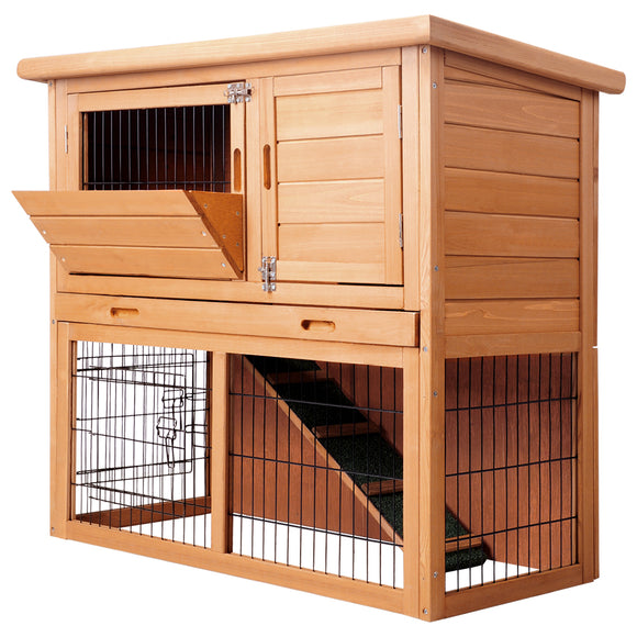 i.Pet 86cm Tall Wooden Pet Coop