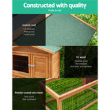 i.Pet 155cm Tall Wooden Pet Coop