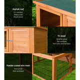 i.Pet 100cm Tall Wooden Pet Coop