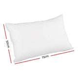 Giselle Bedding Duck Feather Down Twin Pack Pillow