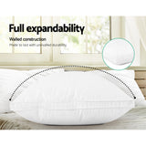 Giselle Bedding Goose Feather Down Twin Pack Pillow