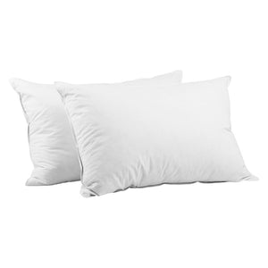 Giselle Bedding Set of 2 Goose Feather and Down Pillow - White