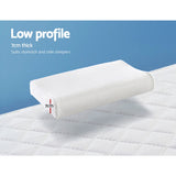 Giselle Memory Foam Pillow Kid Pillows Contour Low Profile Contour Small Cushion