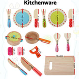 Keezi 29 Piece Kids Food Play Set