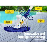 Aquabuddy Swimming Pool Cleaner Floor Climb Wall Automatic Hose Leaf Catcher 10M