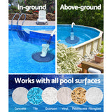 Aquabuddy Swimming Pool Cleaner Floor Climb Wall Automatic Hose Leaf Catcher 10M