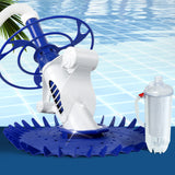 Aquabuddy Swimming Pool Cleaner Floor Climb Wall Automatic Hose Leaf Catcher 10M