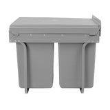 Cefito 2x20L Pull Out Bin - Grey