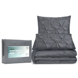 Giselle Bedding King Size Quilt Cover Set - Charcoal