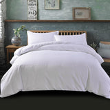 Giselle Bedding Super King Classic Quilt Cover Set - White