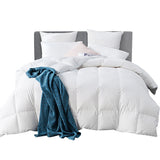 Giselle Bedding Goose Down Feather Quilt Cover Duvet 800GSM Winter Doona White King