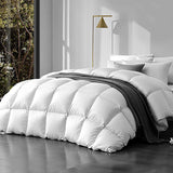 Giselle Bedding Goose Down Feather Quilt Cover Duvet 800GSM Winter Doona White King